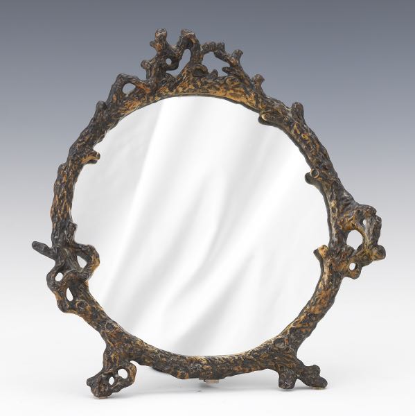 TWIG TABLE MIRROR, EARLY 20TH CENTURY