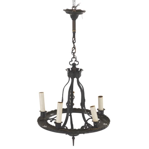 WROUGHT IRON CHANDELIER 37 x 3a6efb