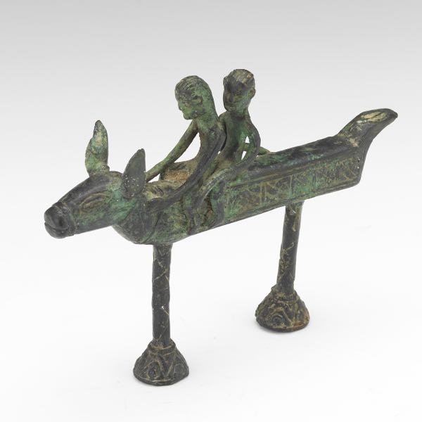 AFRICAN PATINATED BRONZE TRIBAL 3a70e0