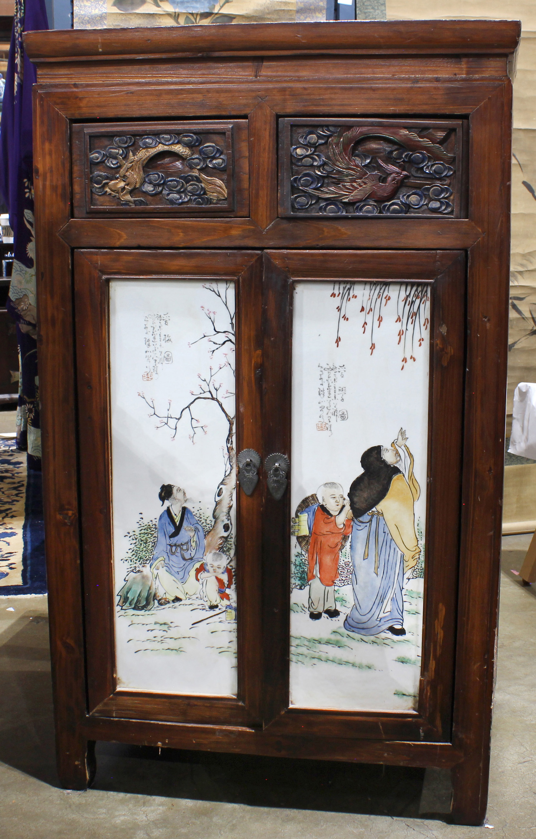 CHINESE HARDWOOD CABINET Chinese 3a4ac4