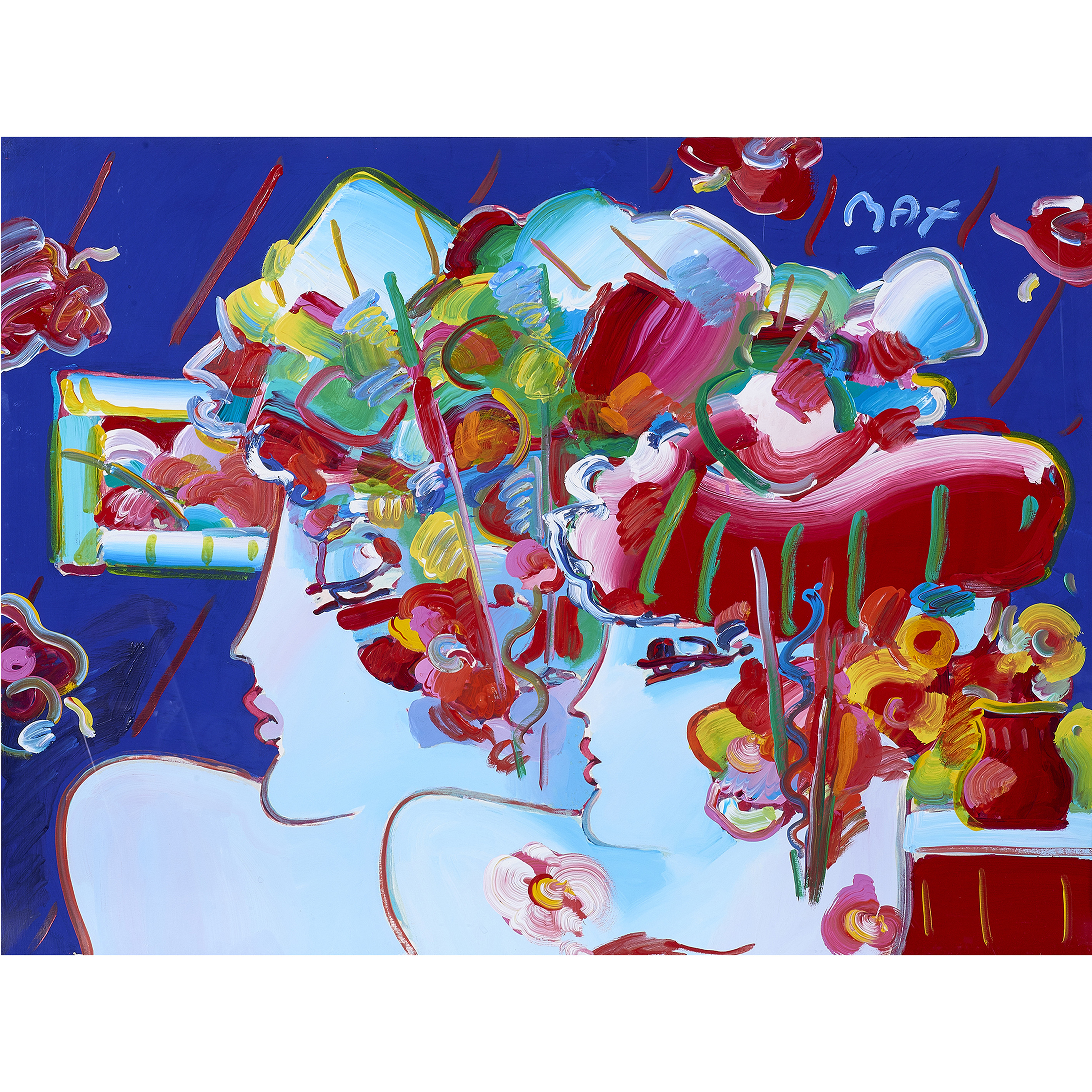 PAINTING PETER MAX Peter Max German American  3a4b85