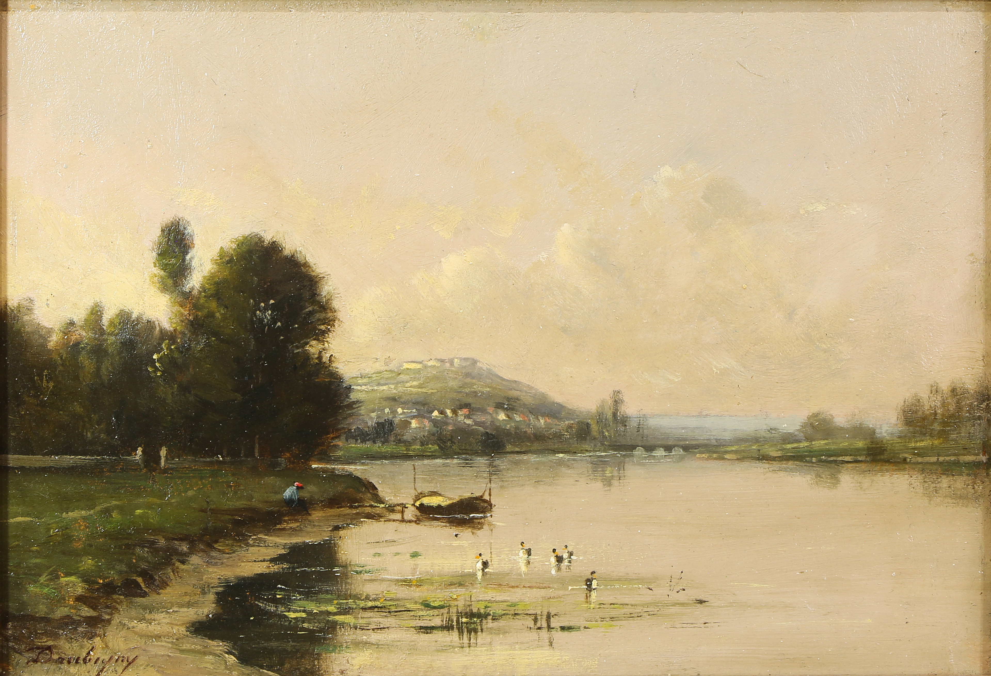 PAINTING, CHARLES FRANCOIS DAUBIGNY