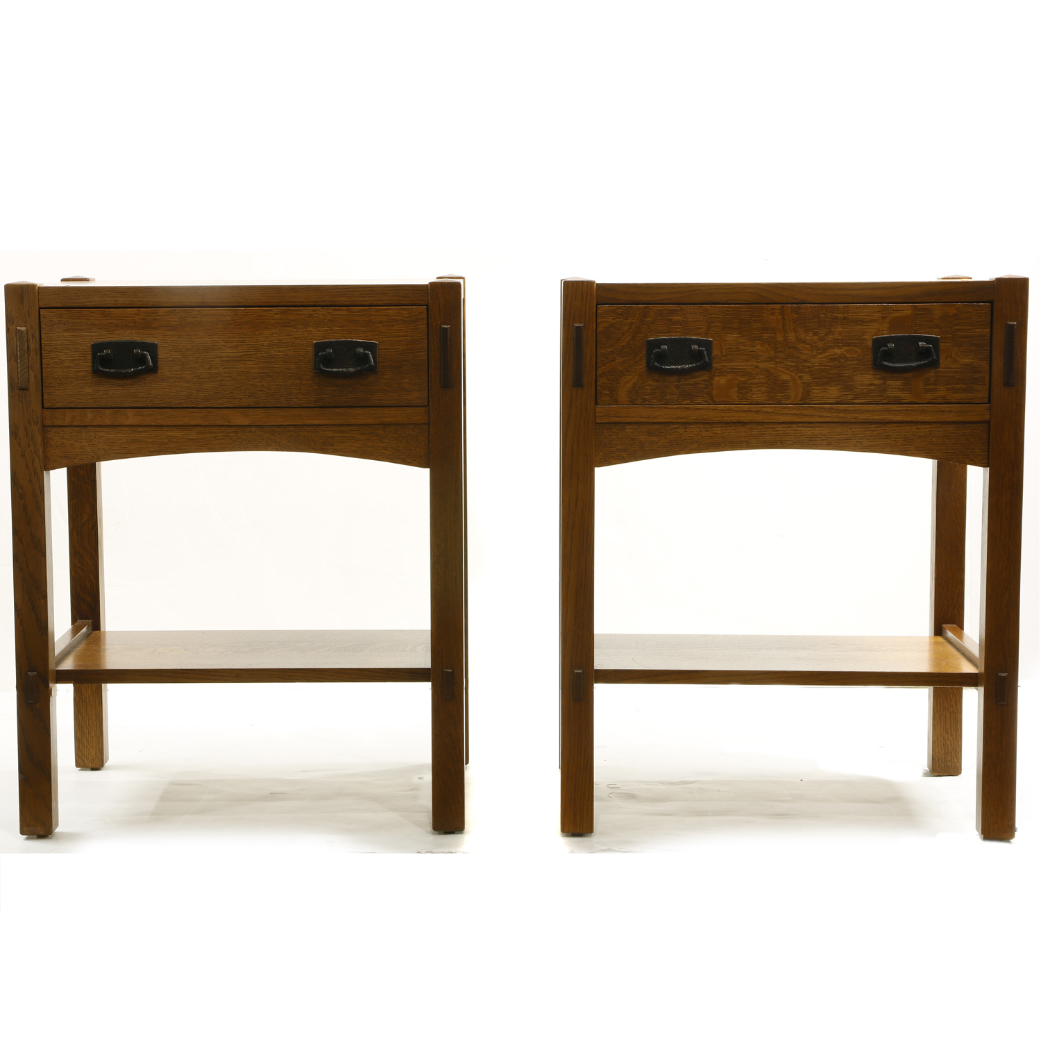 PAIR OF ARTS AND CRAFTS STYLE STICKLEY