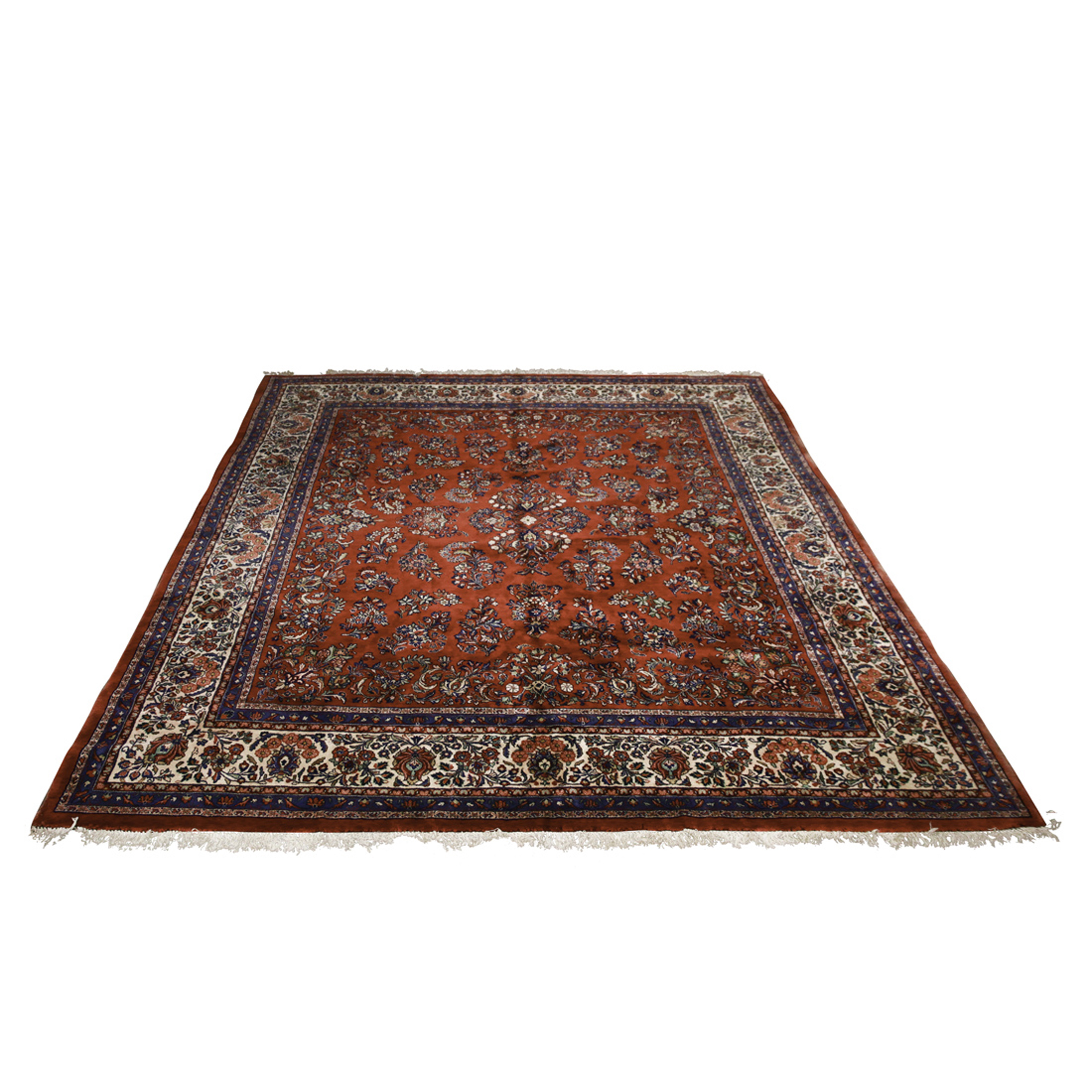 SQUARE PERSIAN SAROUK CARPET Square