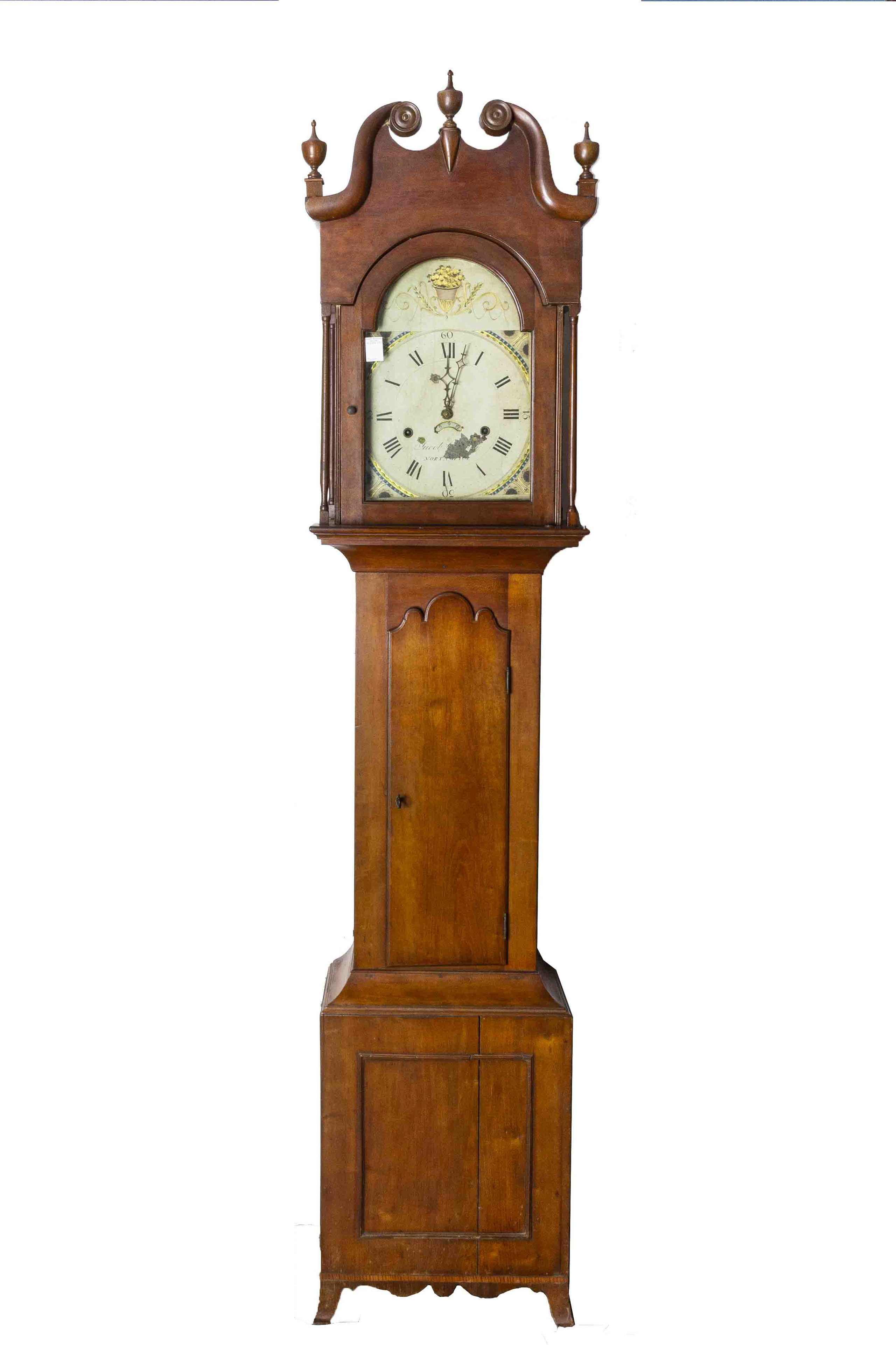 FEDERAL CHERRY TALL CASE CLOCK