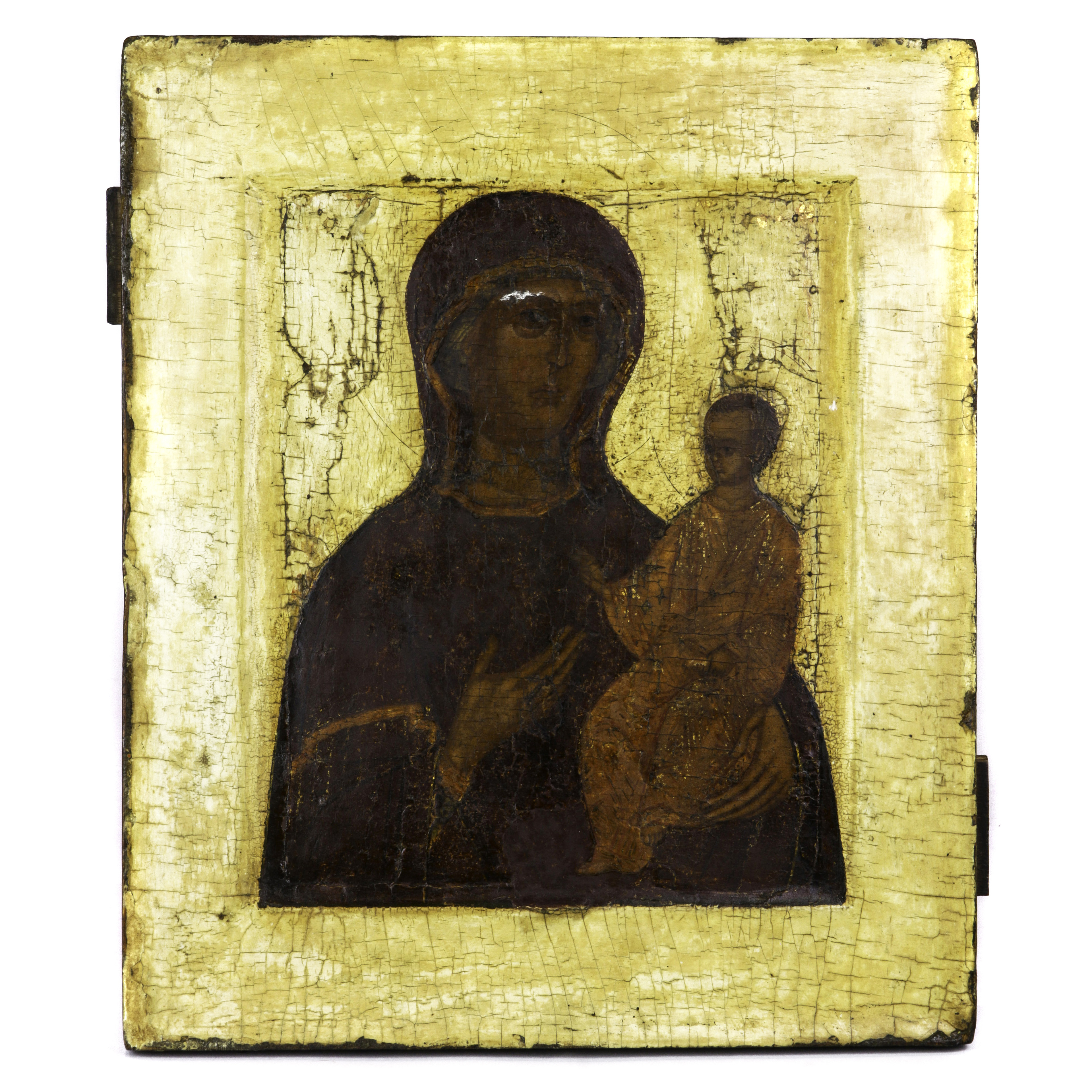 A RUSSIAN ICON OF THE MOTHER OF GOD