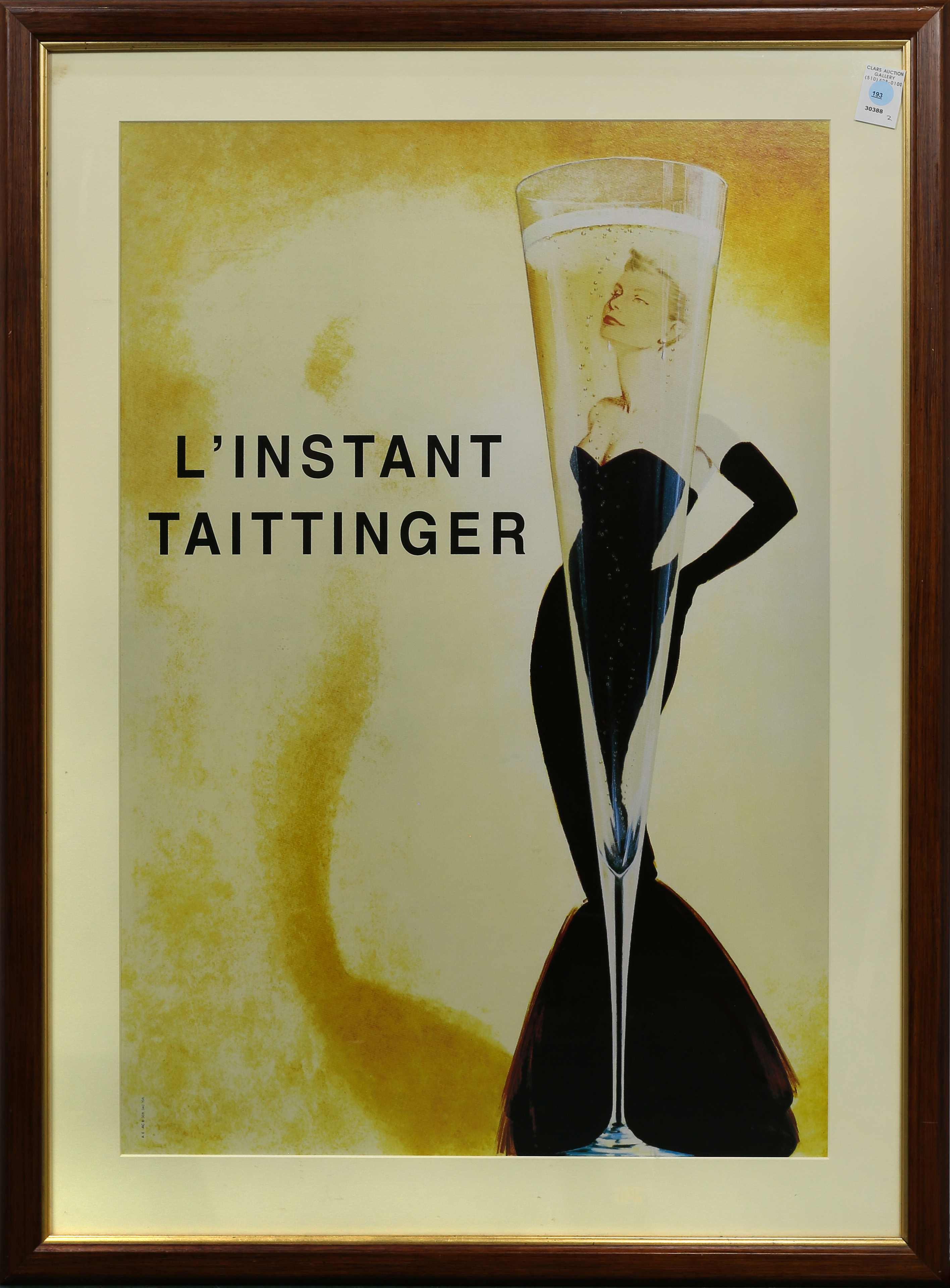 PRINT, L'INSTANT TAITTINGER "L'Instant