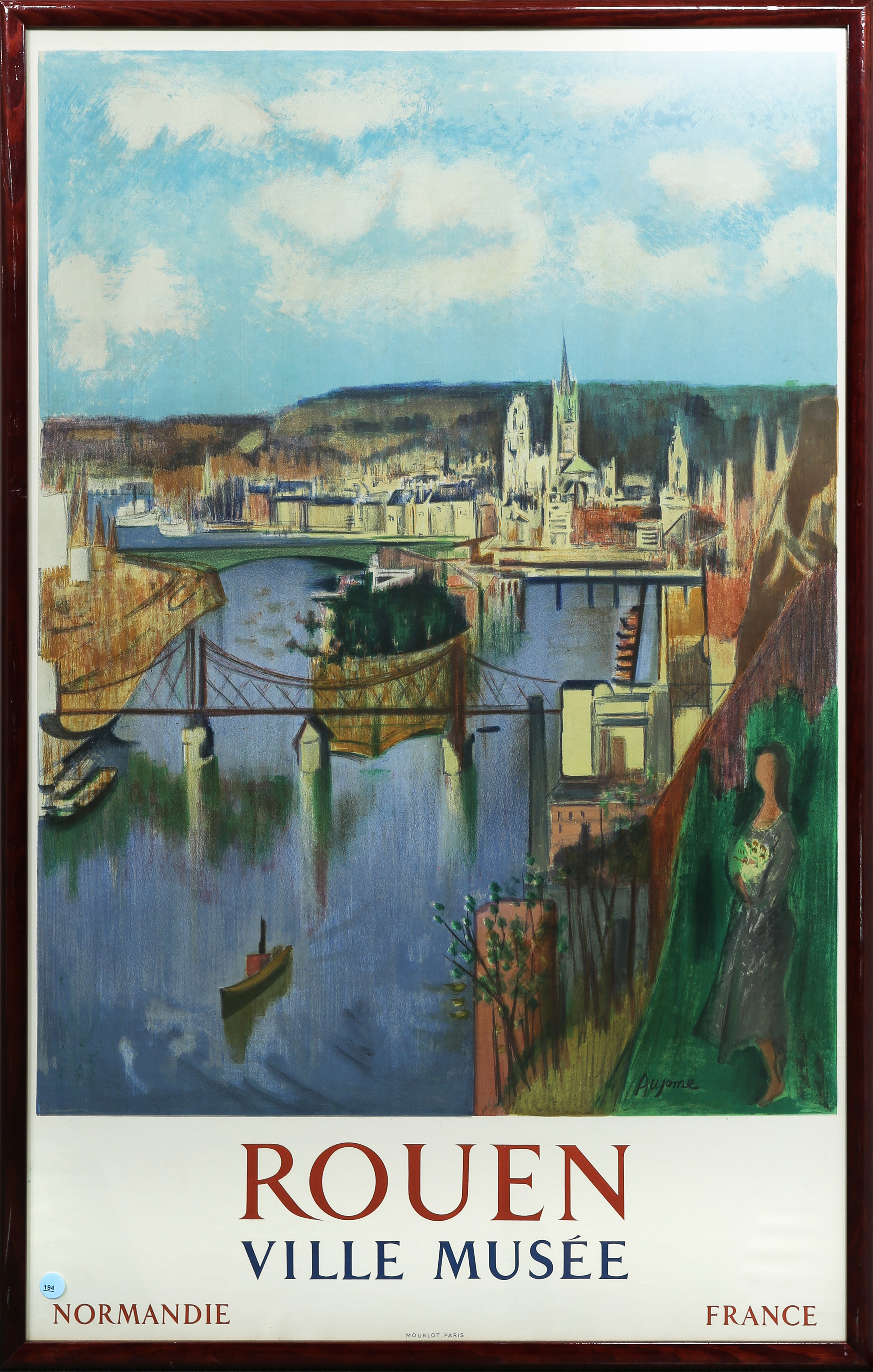 TRAVEL POSTER, AFTER JEAN AUJAME After