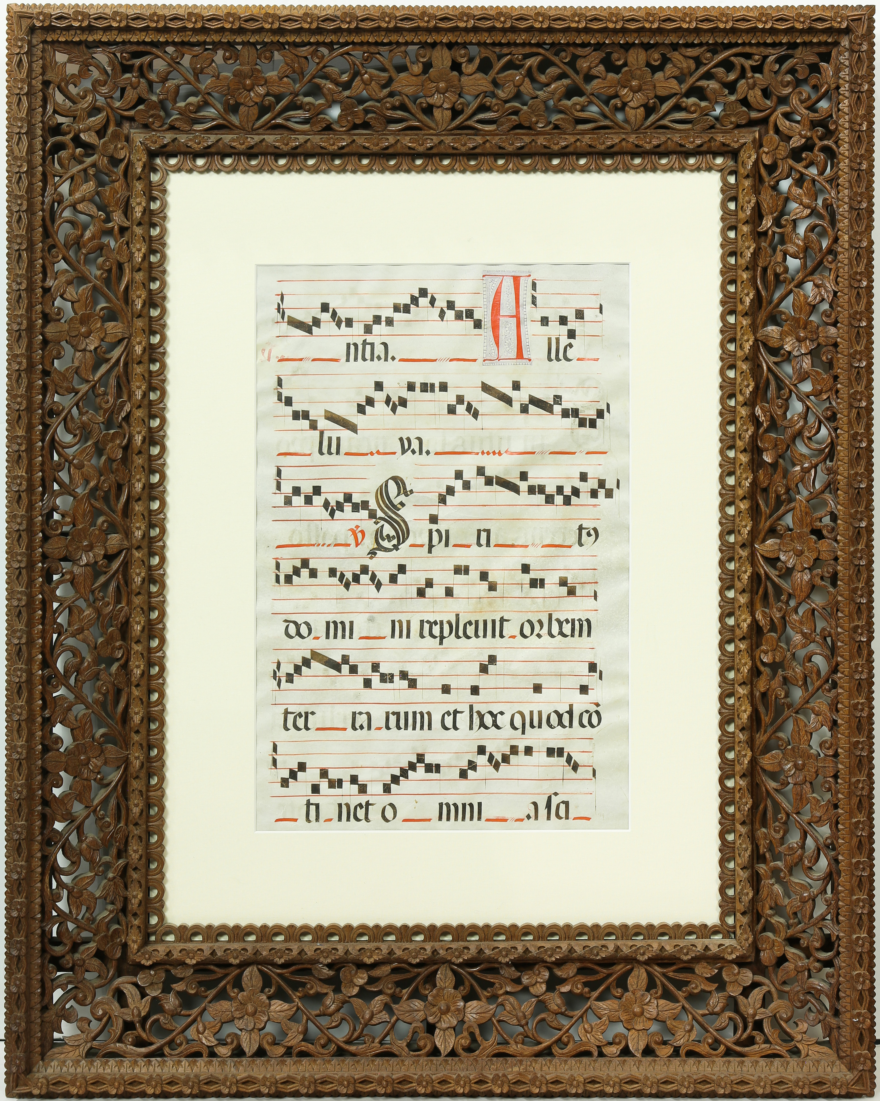 ANTIPHONAL WITH ILLUMINATED LETTERS