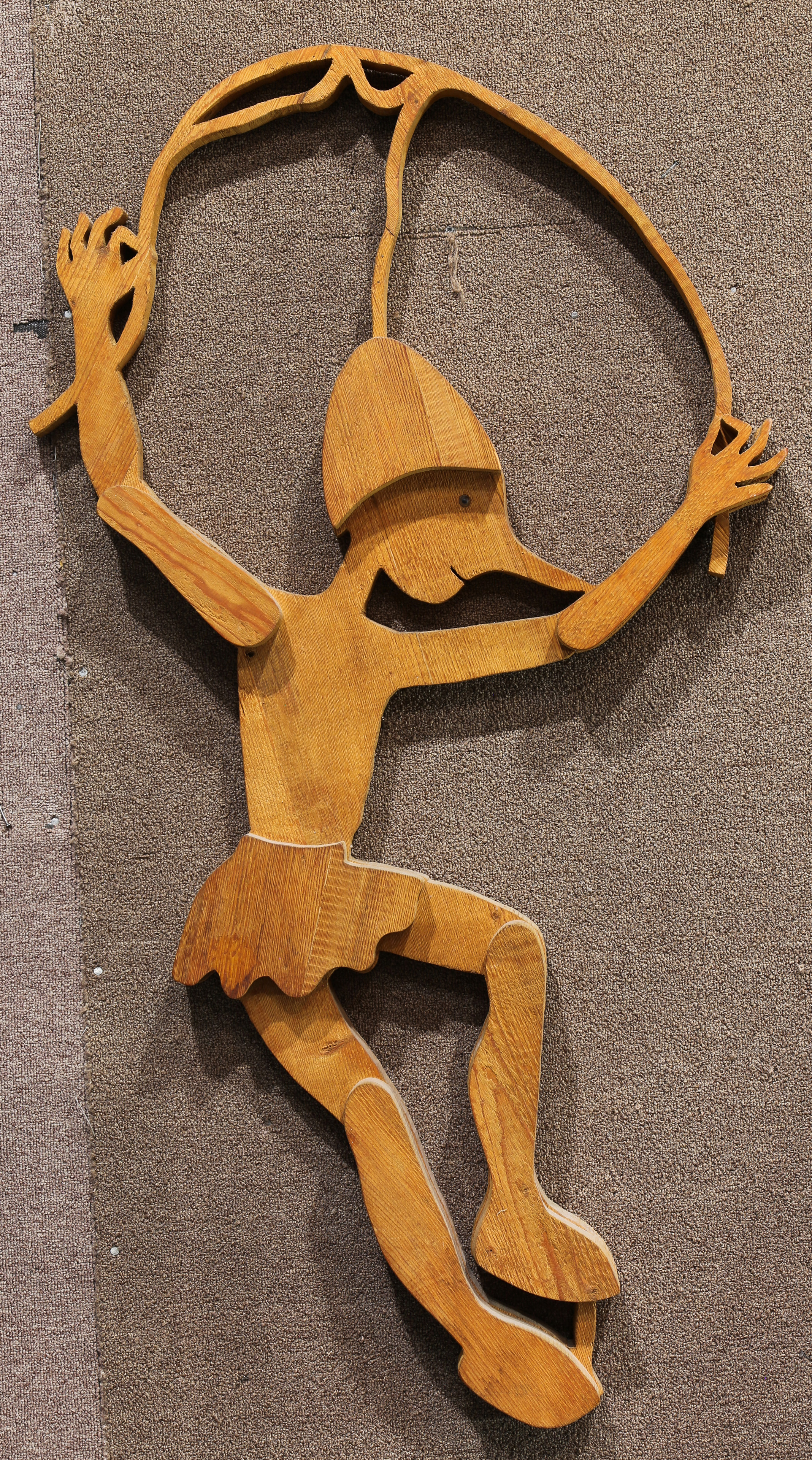 SCULPTURE, HANGING PINOCCHIO American