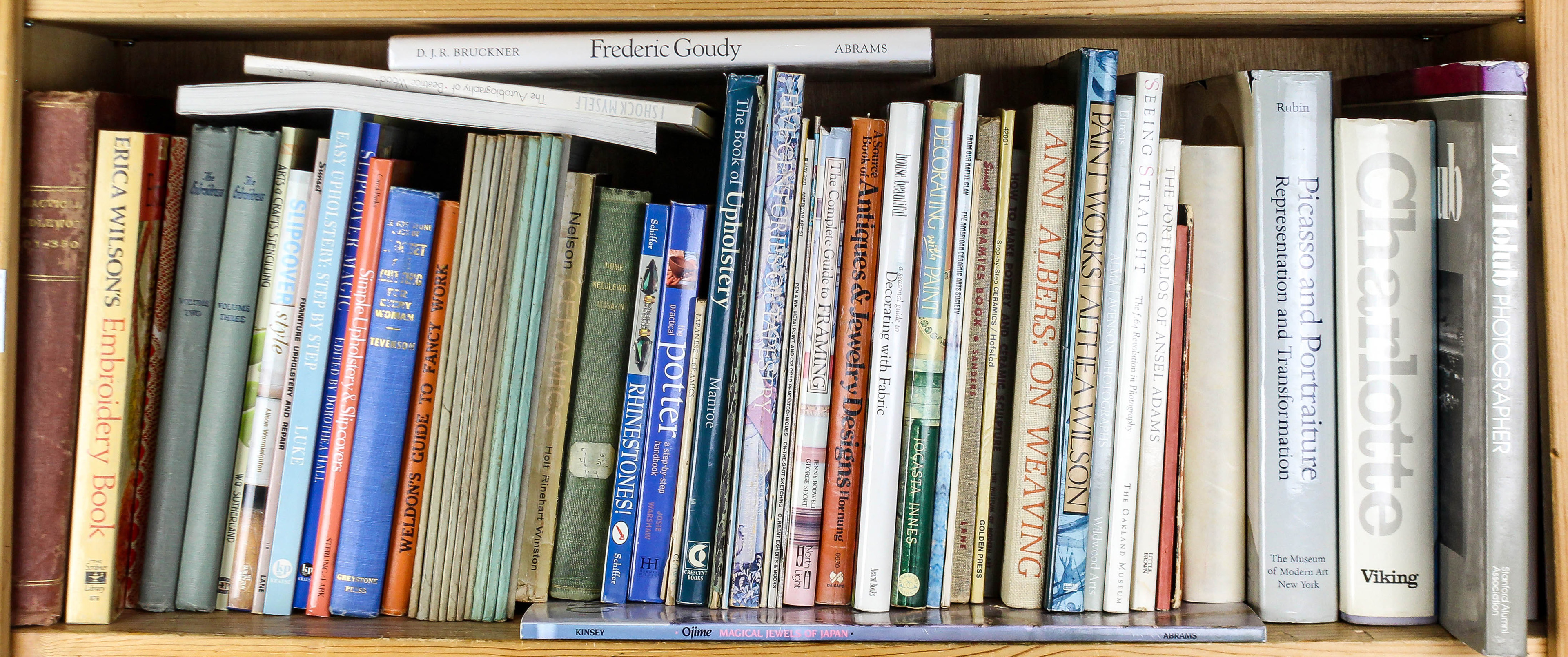 ONE SHELF OF BOOKS MOSTLY RELATING