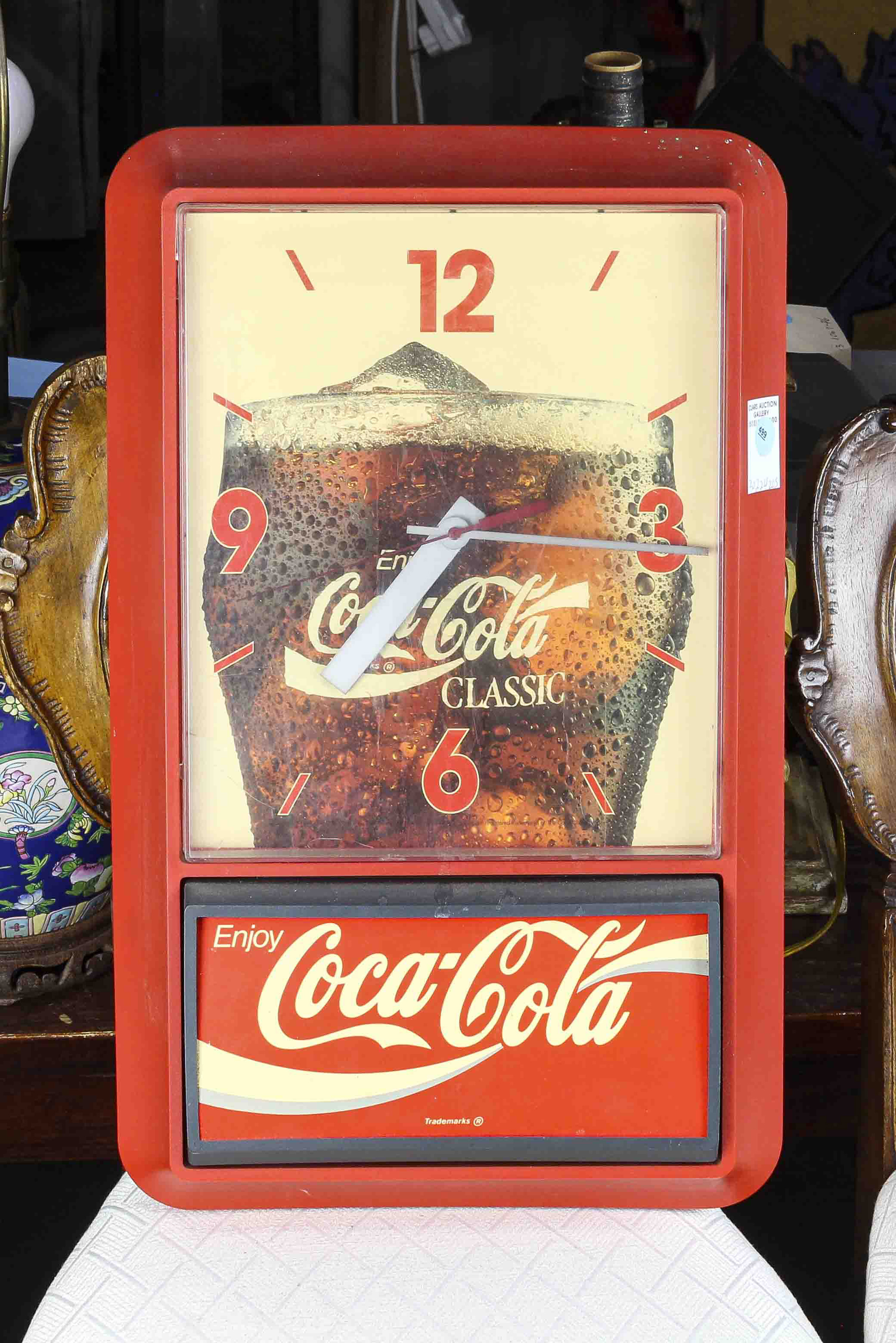 COCA COLA CLOCK Coca Cola clock  3a4fa0