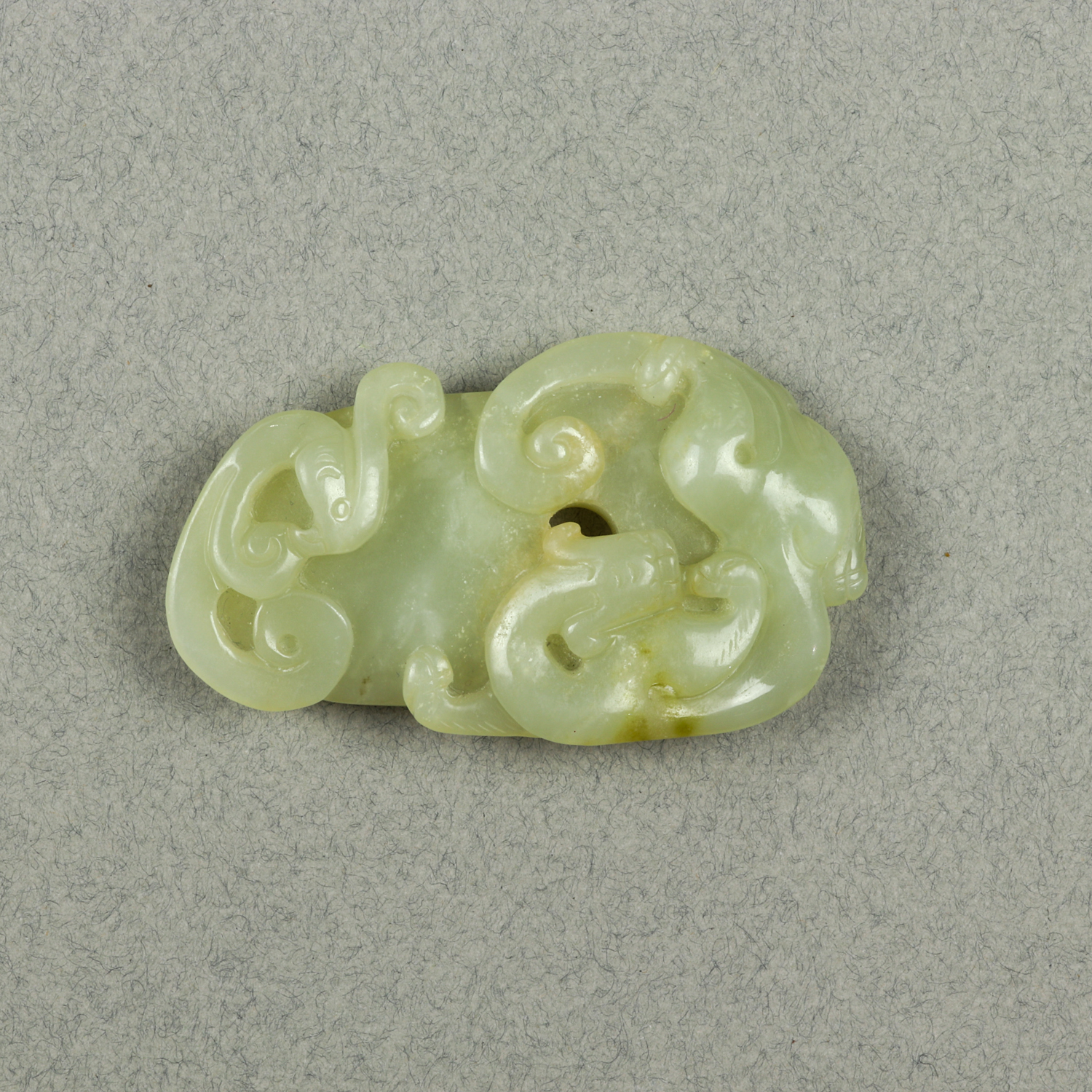 CHINESE JADE CARVING OF A PAIR