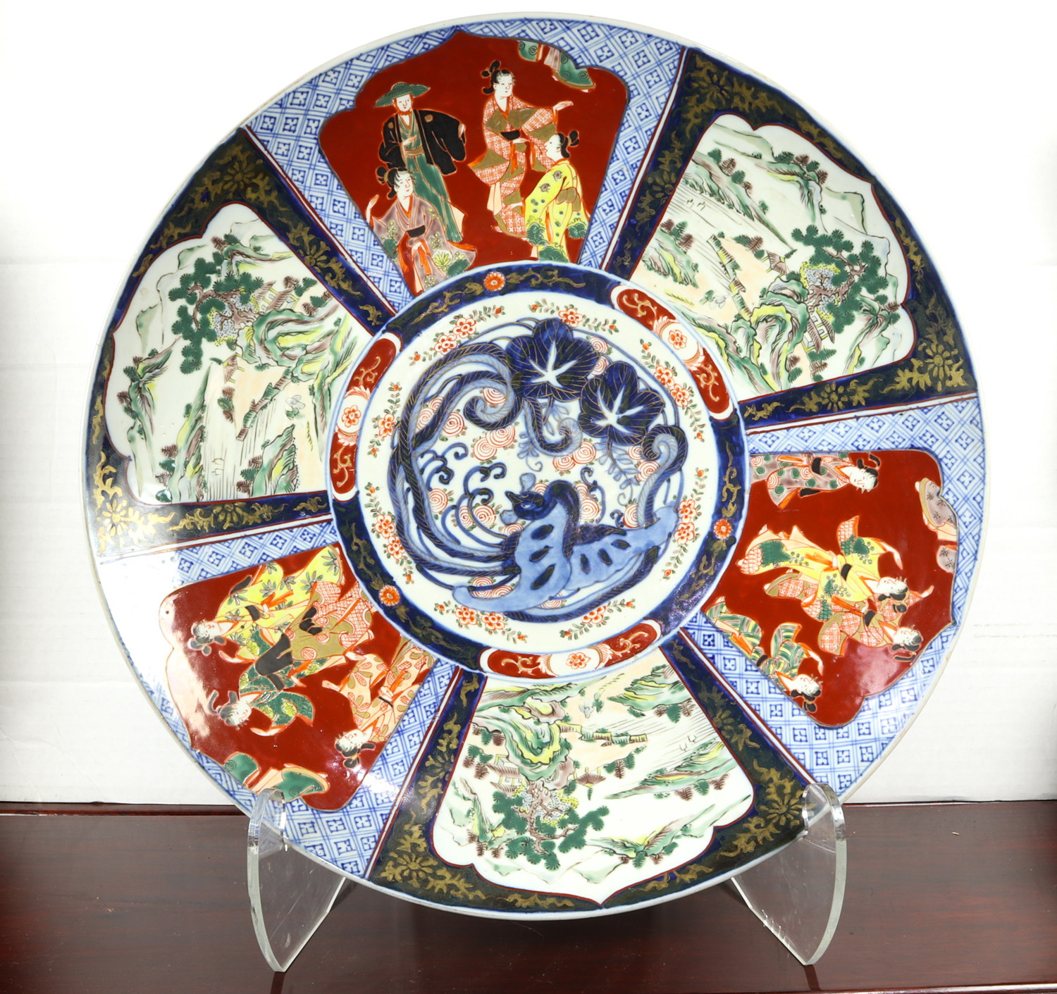 JAPANESE IMARI CHARGER Japanese 3a506f