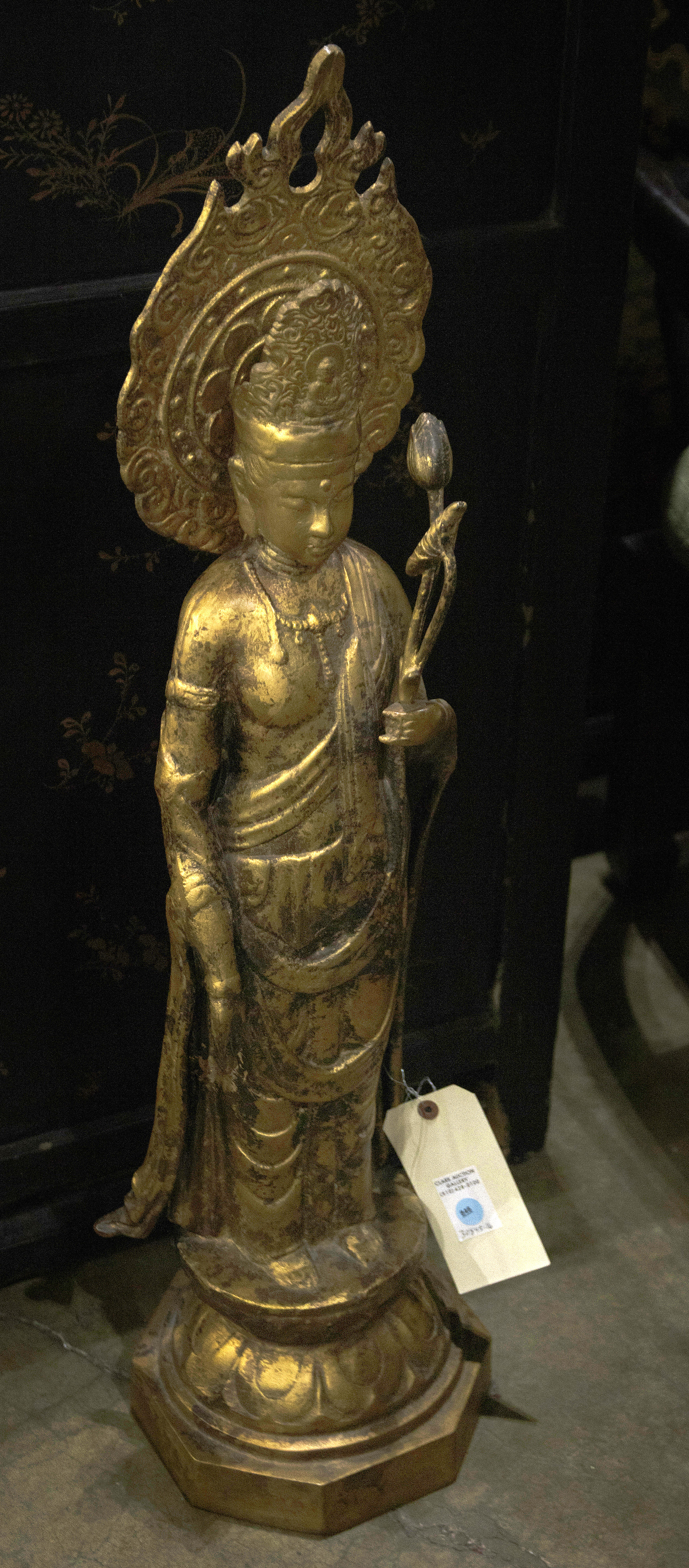 ASIAN GILT METAL GUANYIN Asian 3a5077