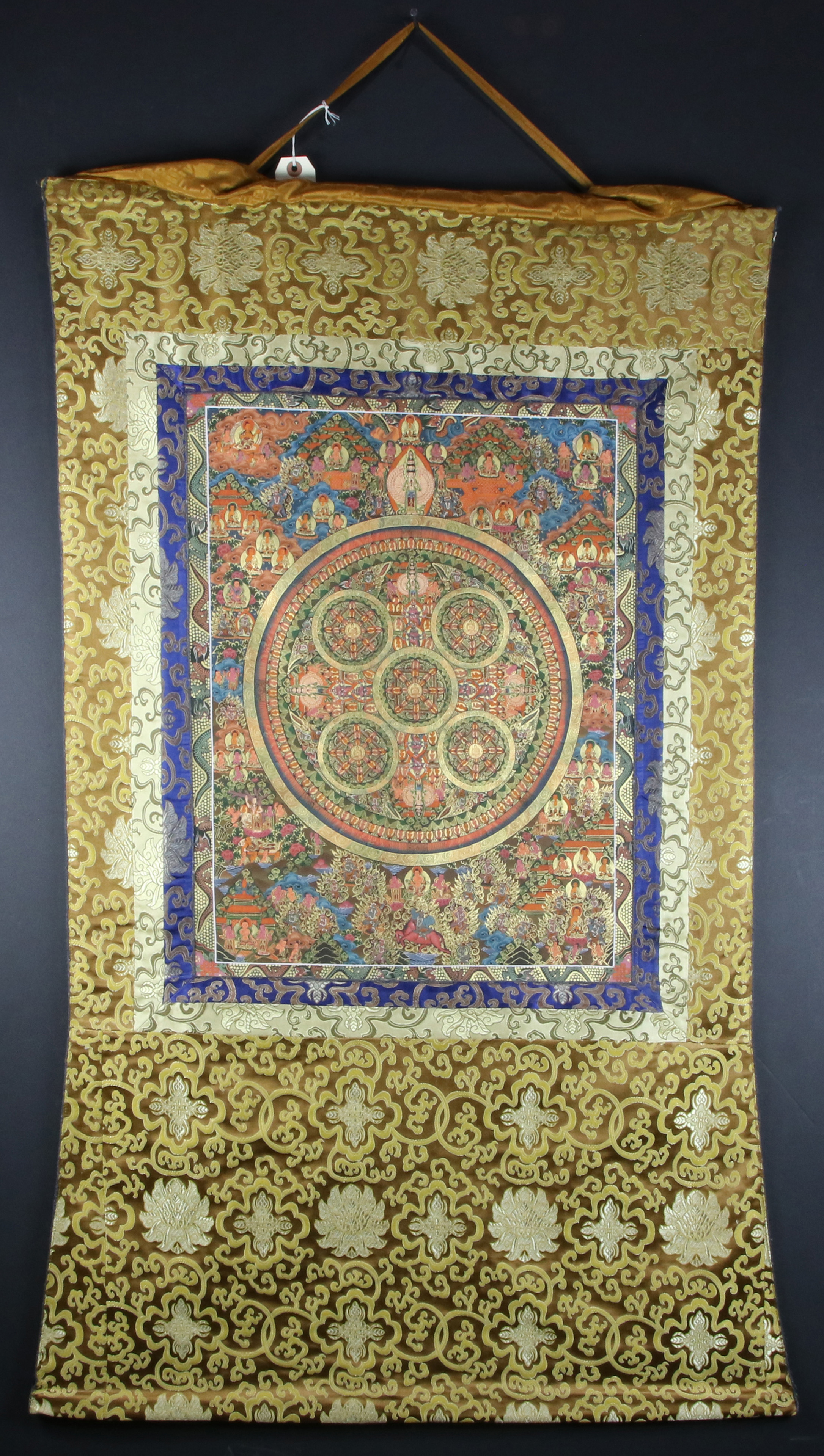 TIBETAN THANGKA MANDALA Tibetan 3a5092