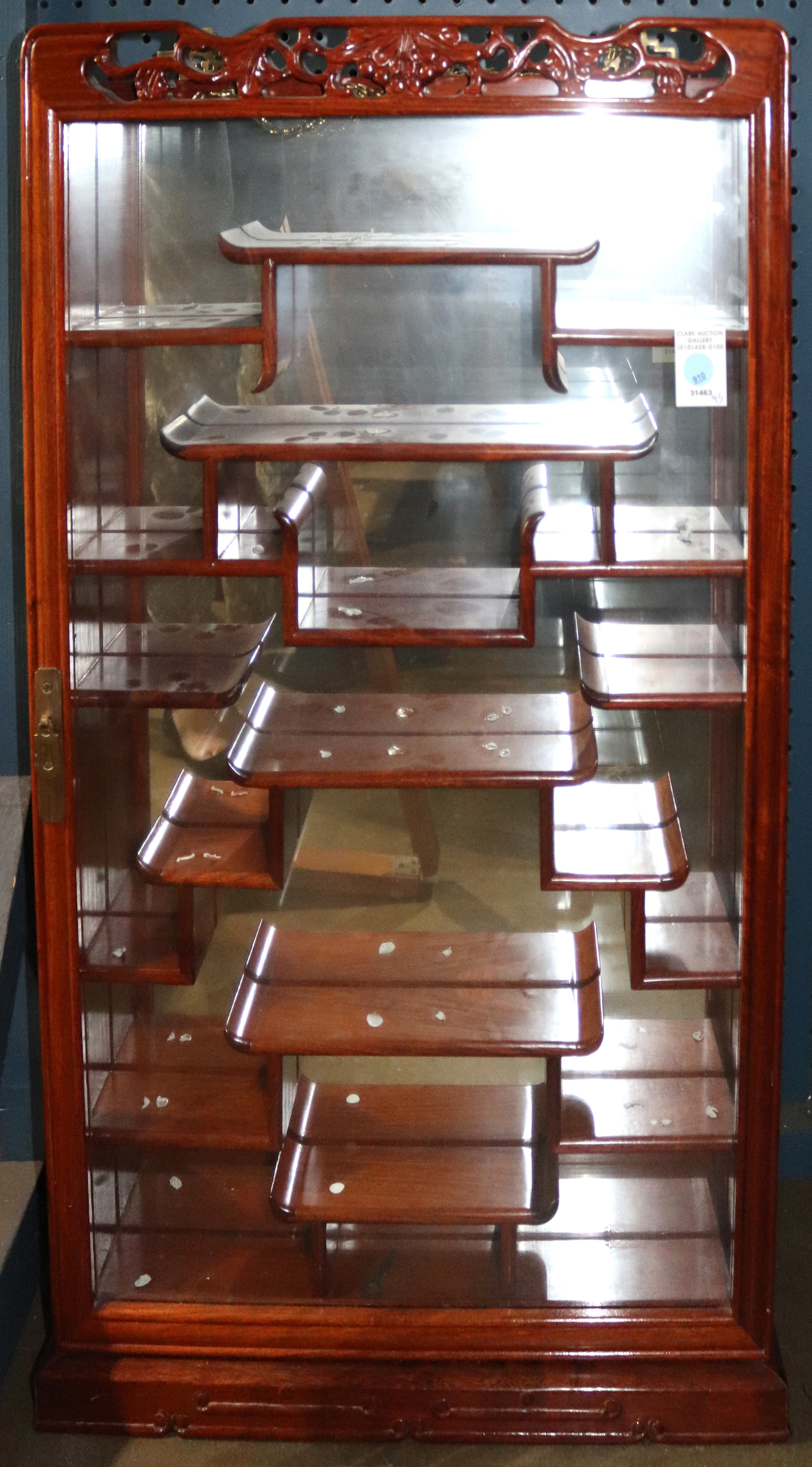 CHINESE HARDWOOD DISPLAY CABINET