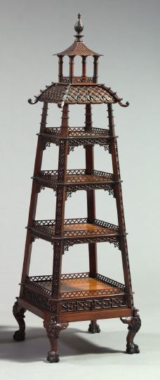 George III Style Pagoda Form Tiered 3a50cd