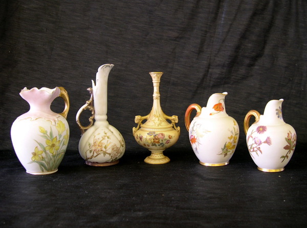 Five-Piece Group of Porcelain Items,