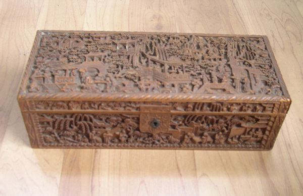 Kuang Hsu Elaborately Carved Wooden 3a5103