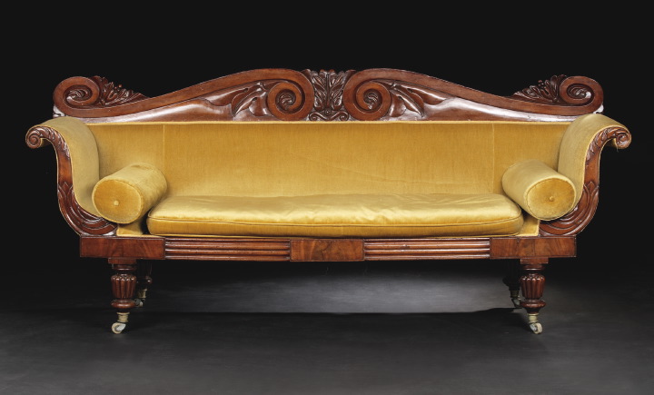 Late Regency Mahogany Sofa second 3a5133