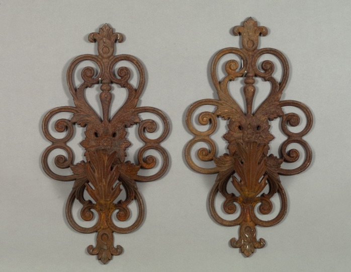 Attractive Pair of French Cast Iron 3a5143