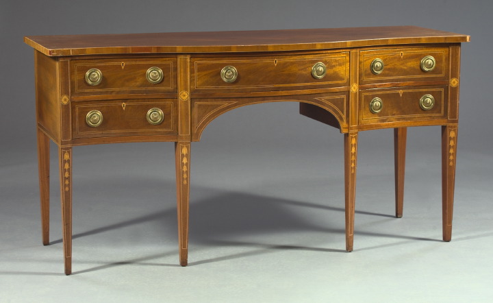 George III-Style Inlaid Mahogany