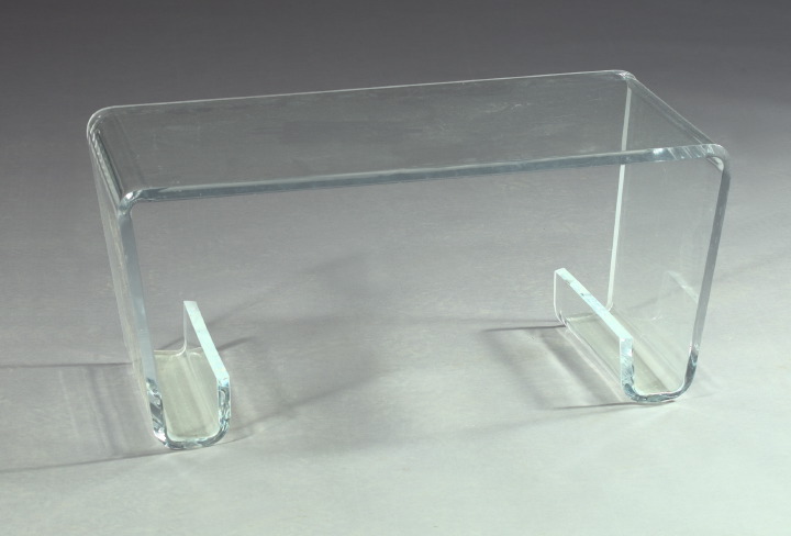 Art Moderne Clear Lucite Low Side 3a51ae