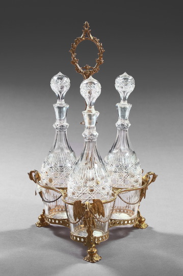Good English Gold-Plated Decanter