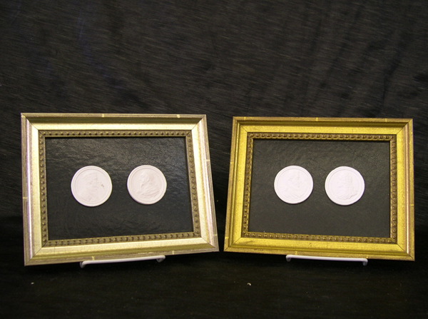 Pair of Giltwood-Framed Pairs of