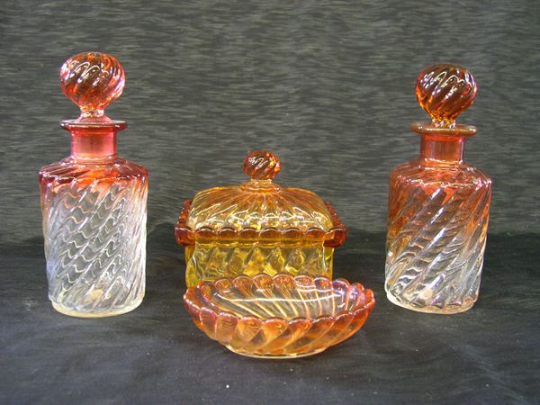 Group of Four Pieces of \"Baccarat