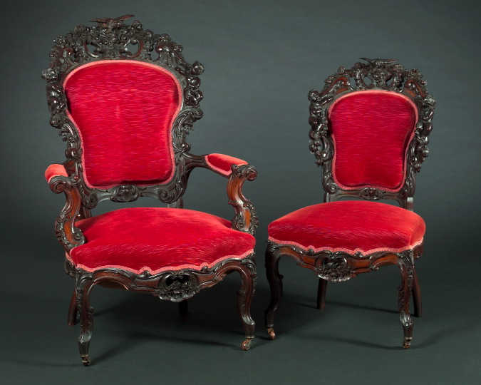 Rare and Important American Rococo