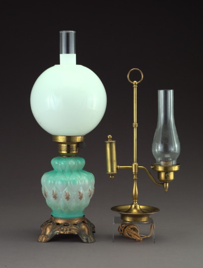 Group of Two Lamps,  consisting