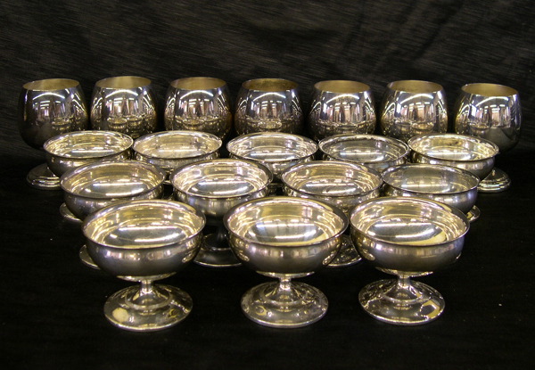 Nineteen Piece Group of Silver 3a538f
