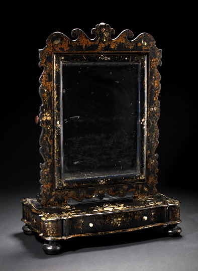 Rare, Large English Mother-of-Pearl-Inlaid