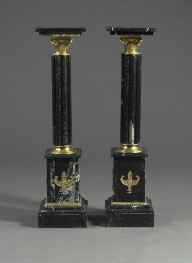 Attractive Pair of French Gilt-Brass-Mounted
