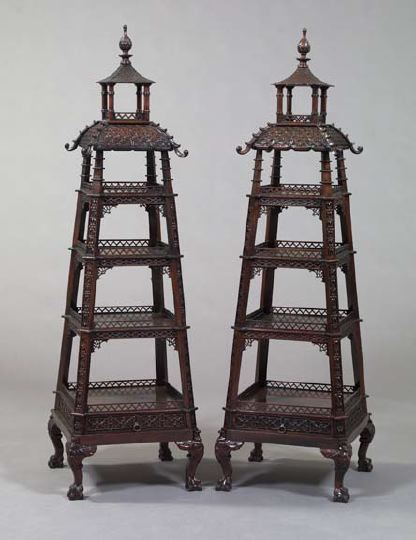 Pair of George III Style Mahogany 3a545a
