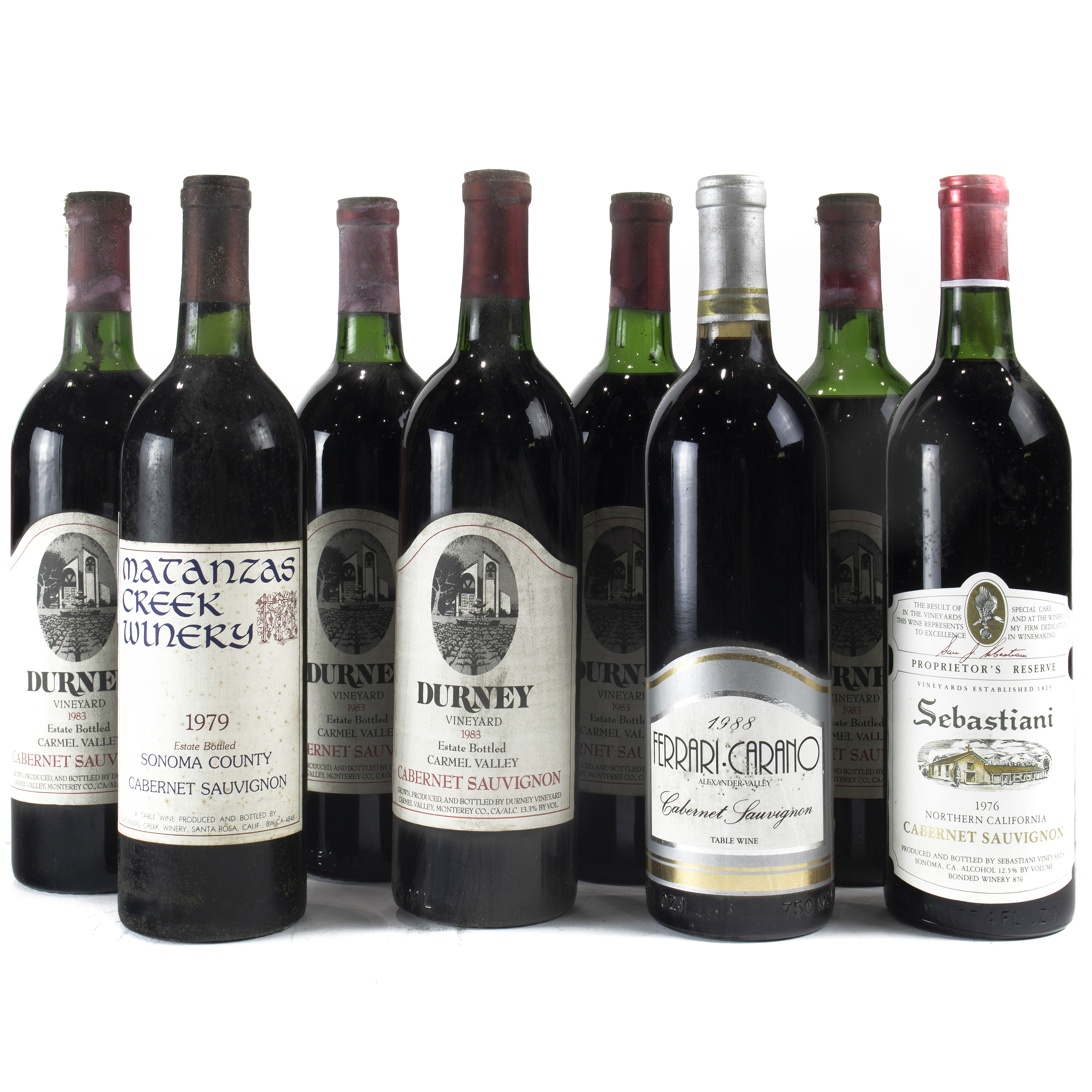 (LOT OF 8) CALIFORNIA WINE GROUP