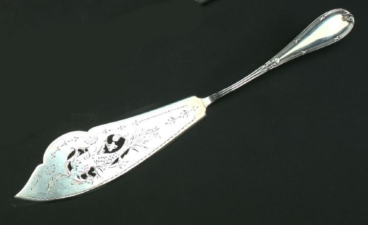 Continental Sterling Silver Fish Slice,