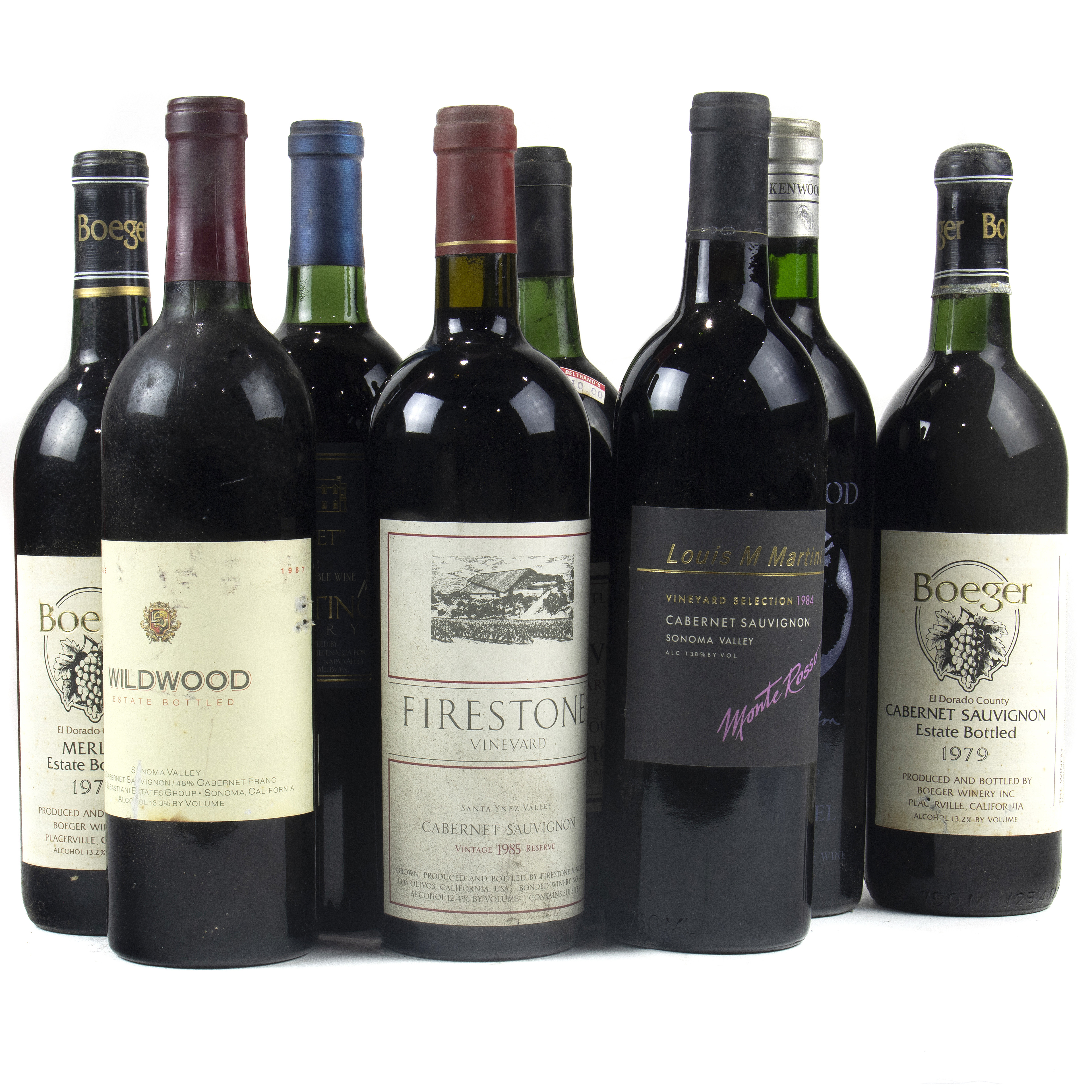 LOT OF 8 CALIFORNIA WINE GROUP 3a54b2