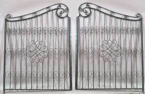 Large Pair of Wrought Iron Driveway 3a54ea