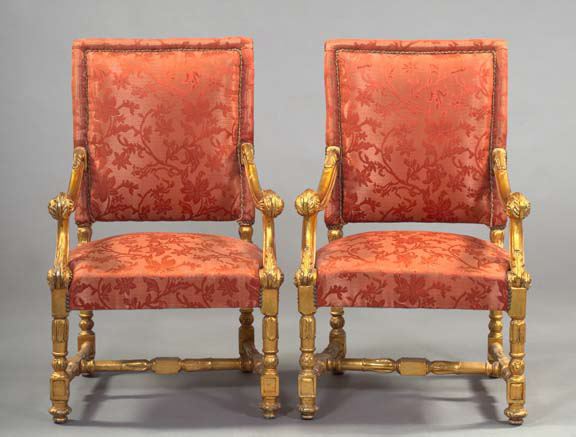 Pair of Regence Style Giltwood 3a54f3