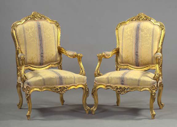 Pair of Louis XIV Style Giltwood 3a54fb