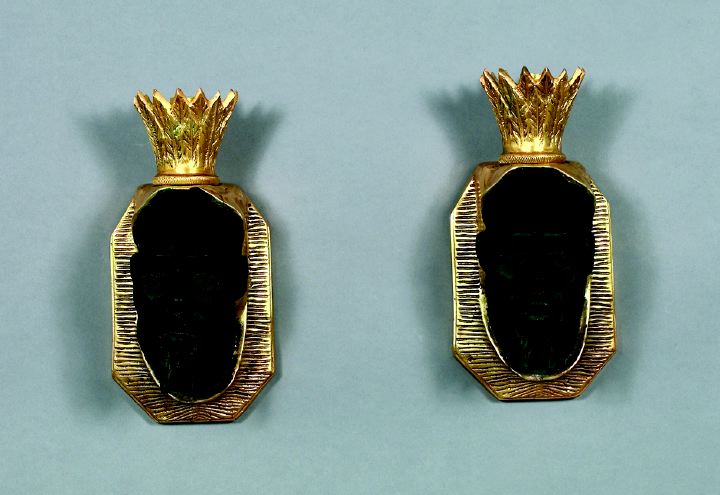 Large Pair of French Parcel-Gilt