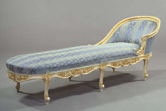 Louis XV-Style Giltwood and Polychromed