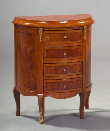 Louis XV Style Mahogany and Burlwood 3a551f