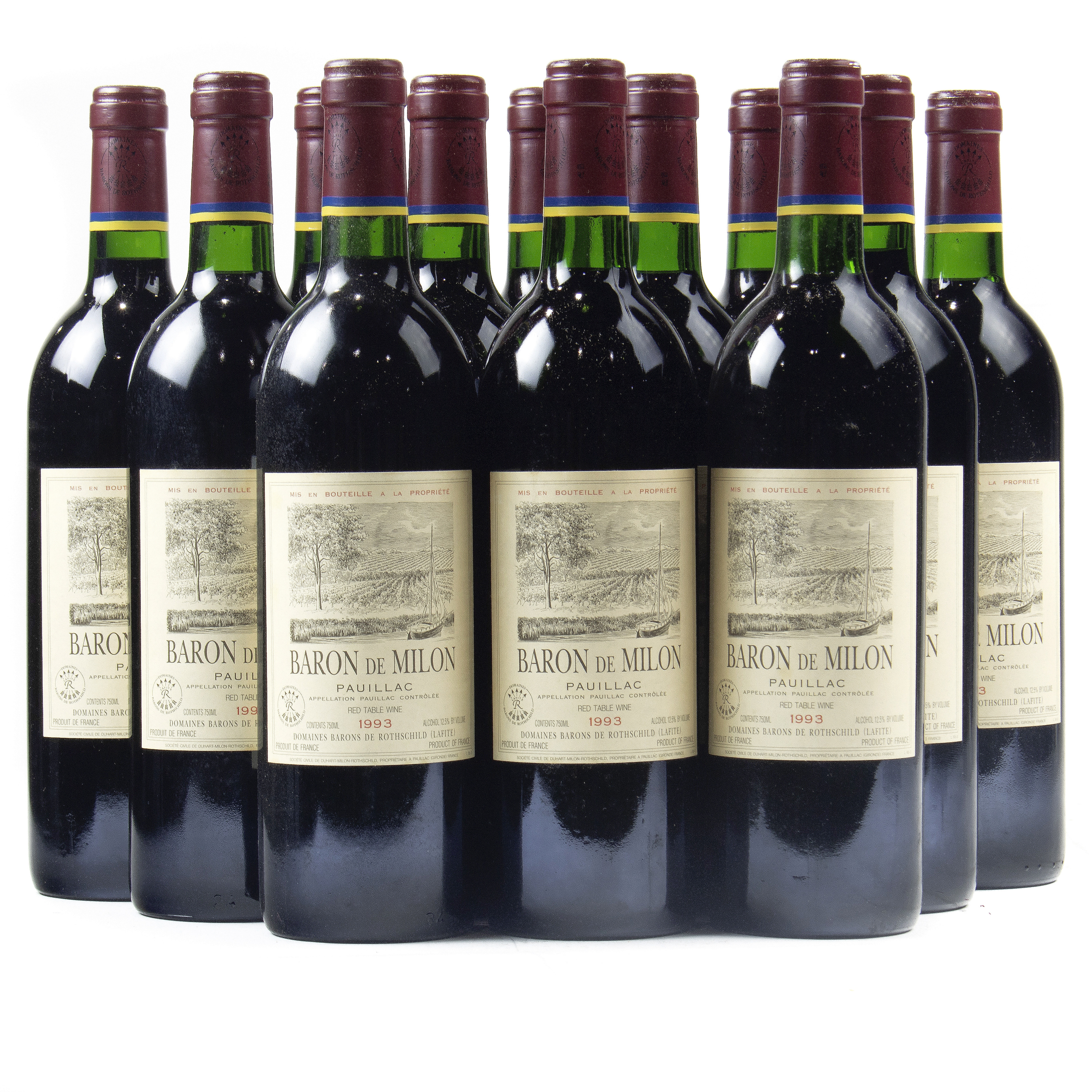  LOT OF 12 A GROUP OF CHATEAU 3a5517