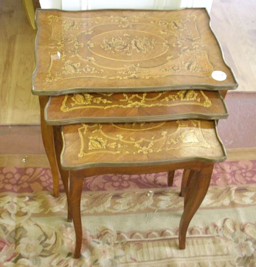 Trio of Louis XV Style Mahogany 3a5523