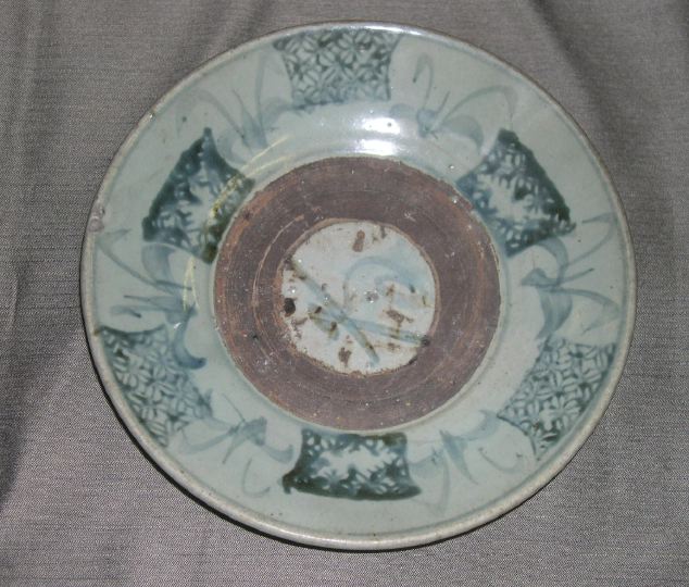 Annamese Blue Stamped Gray Porcelain 3a556d