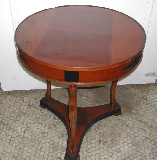 Empire-Style Fruitwood Occasional